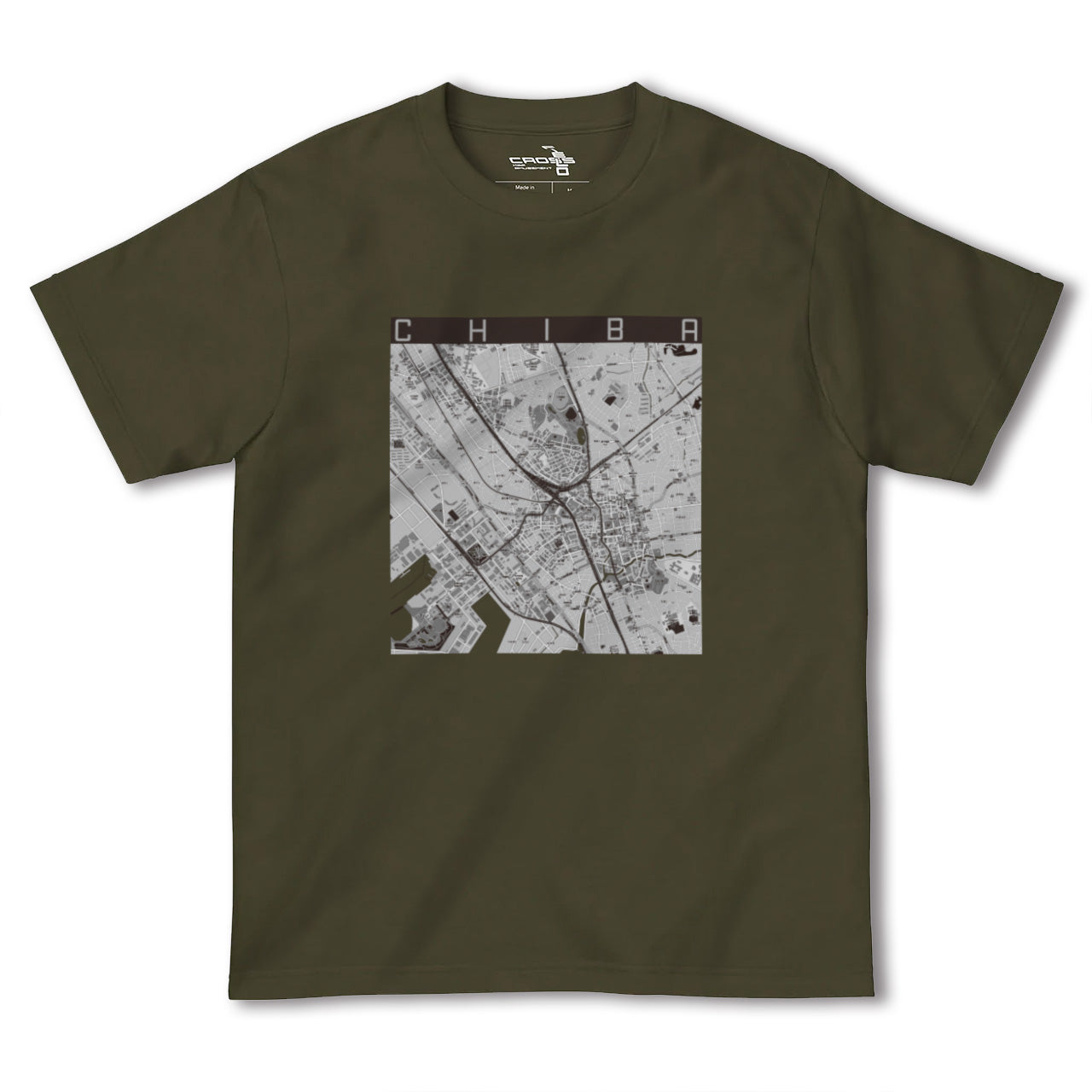 【千葉(千葉県)】地図柄ヘビーウェイトTシャツ