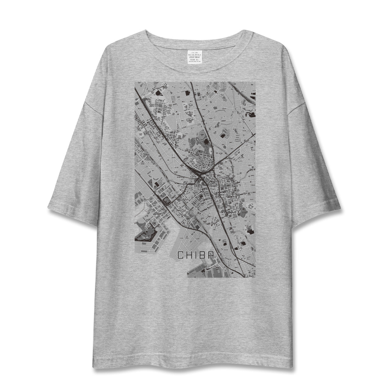 【千葉(千葉県)】地図柄ビッグシルエットTシャツ