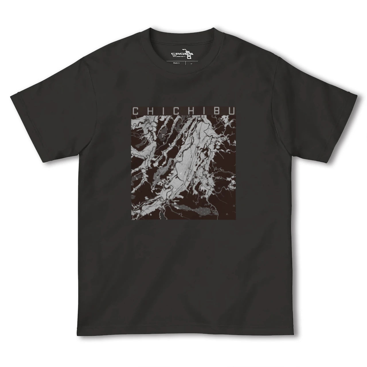 【秩父(埼玉県)】地図柄ヘビーウェイトTシャツ