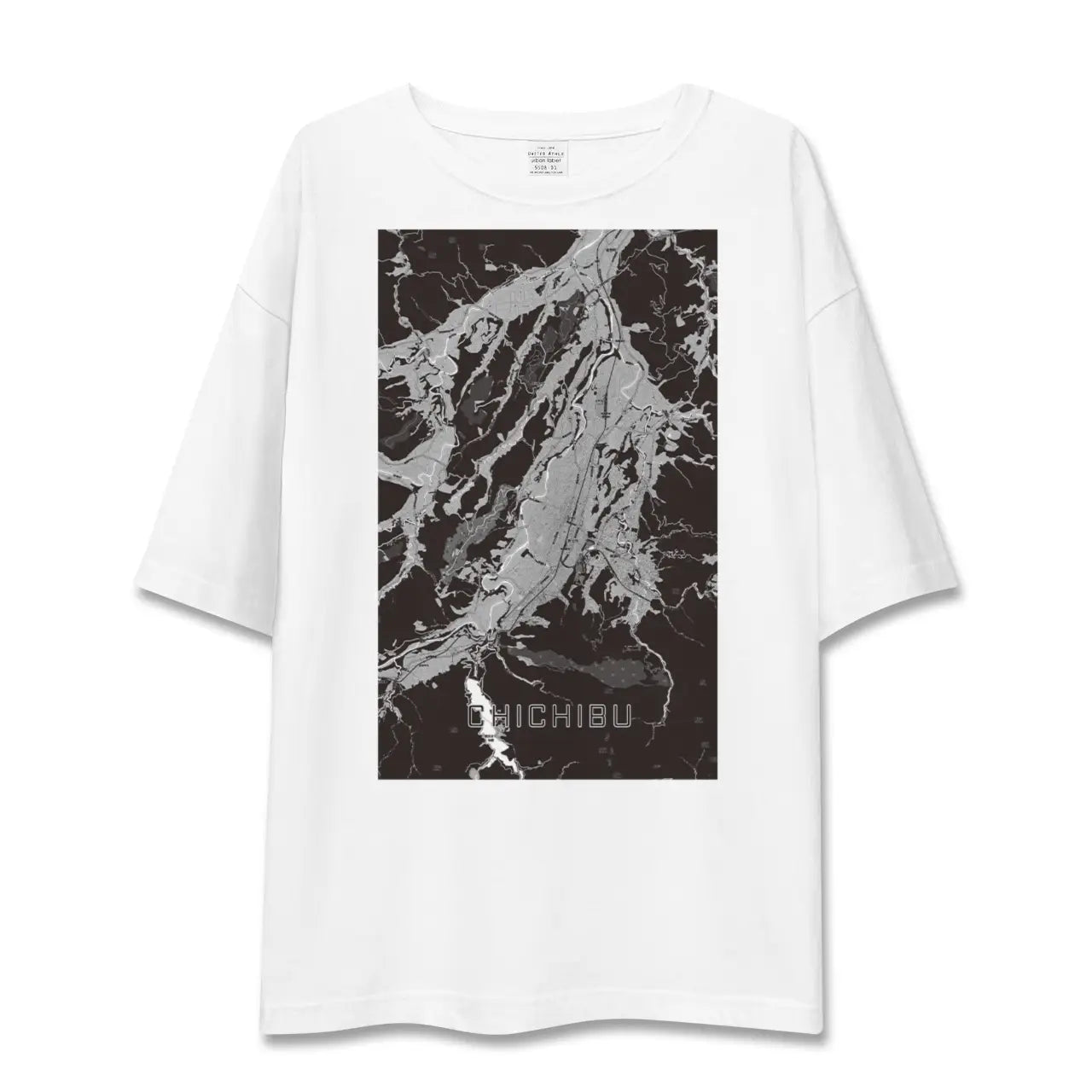 【秩父(埼玉県)】地図柄ビッグシルエットTシャツ