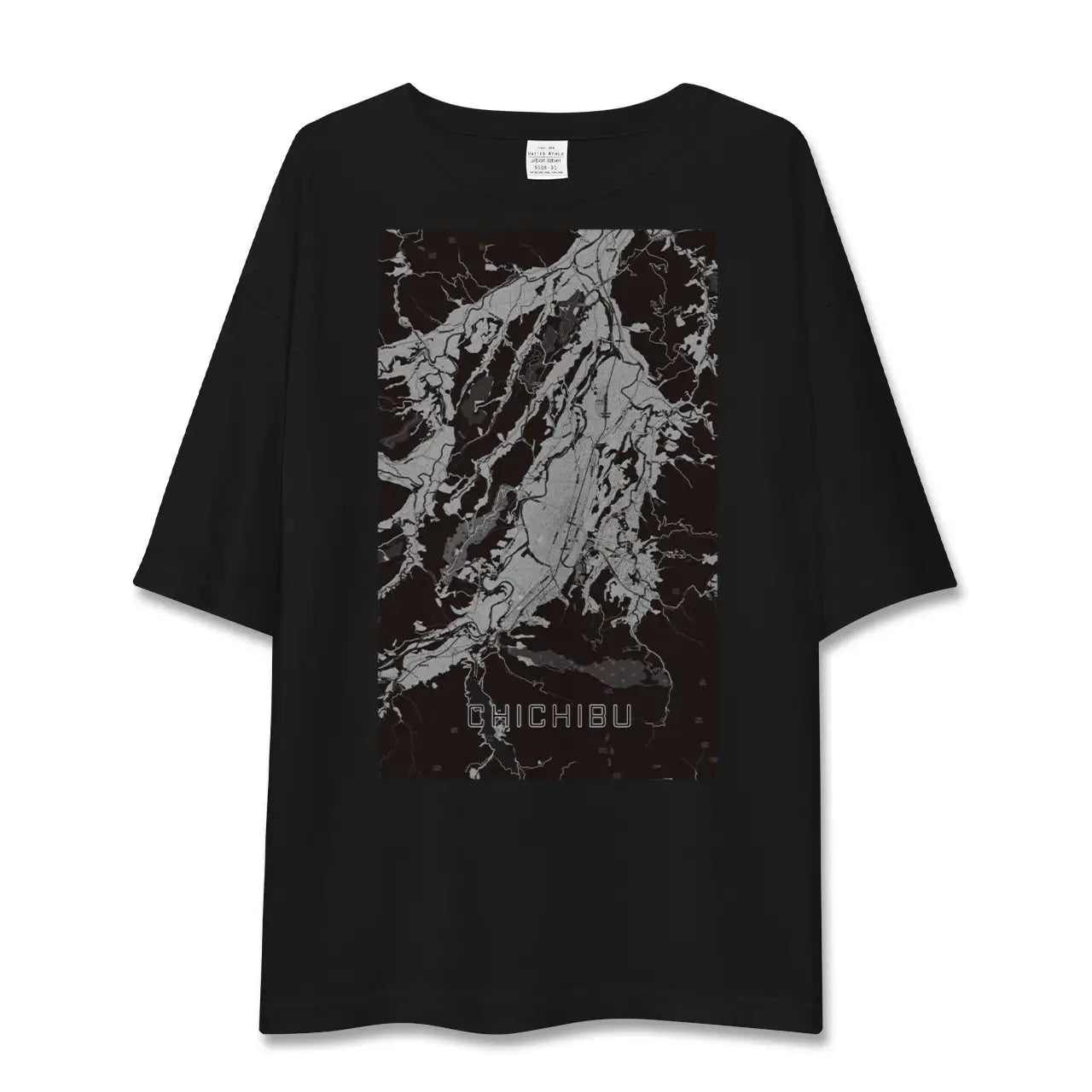 【秩父(埼玉県)】地図柄ビッグシルエットTシャツ
