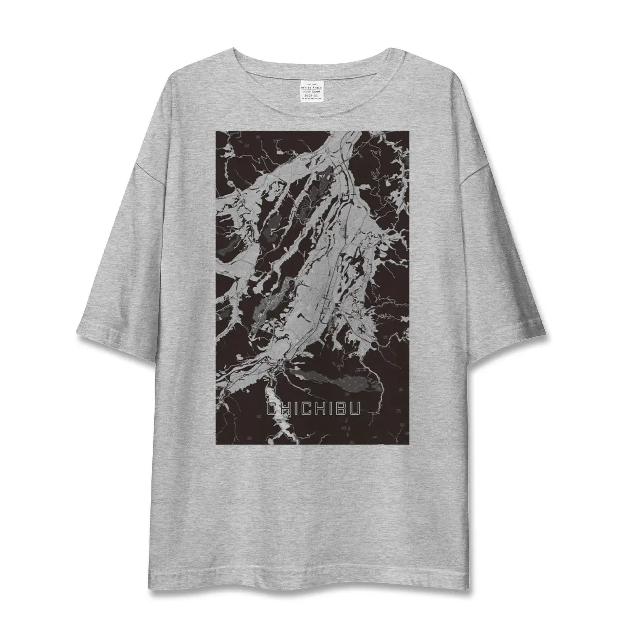 【秩父(埼玉県)】地図柄ビッグシルエットTシャツ