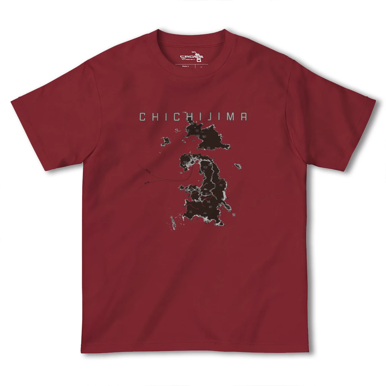 【父島(東京都)】地図柄ヘビーウェイトTシャツ