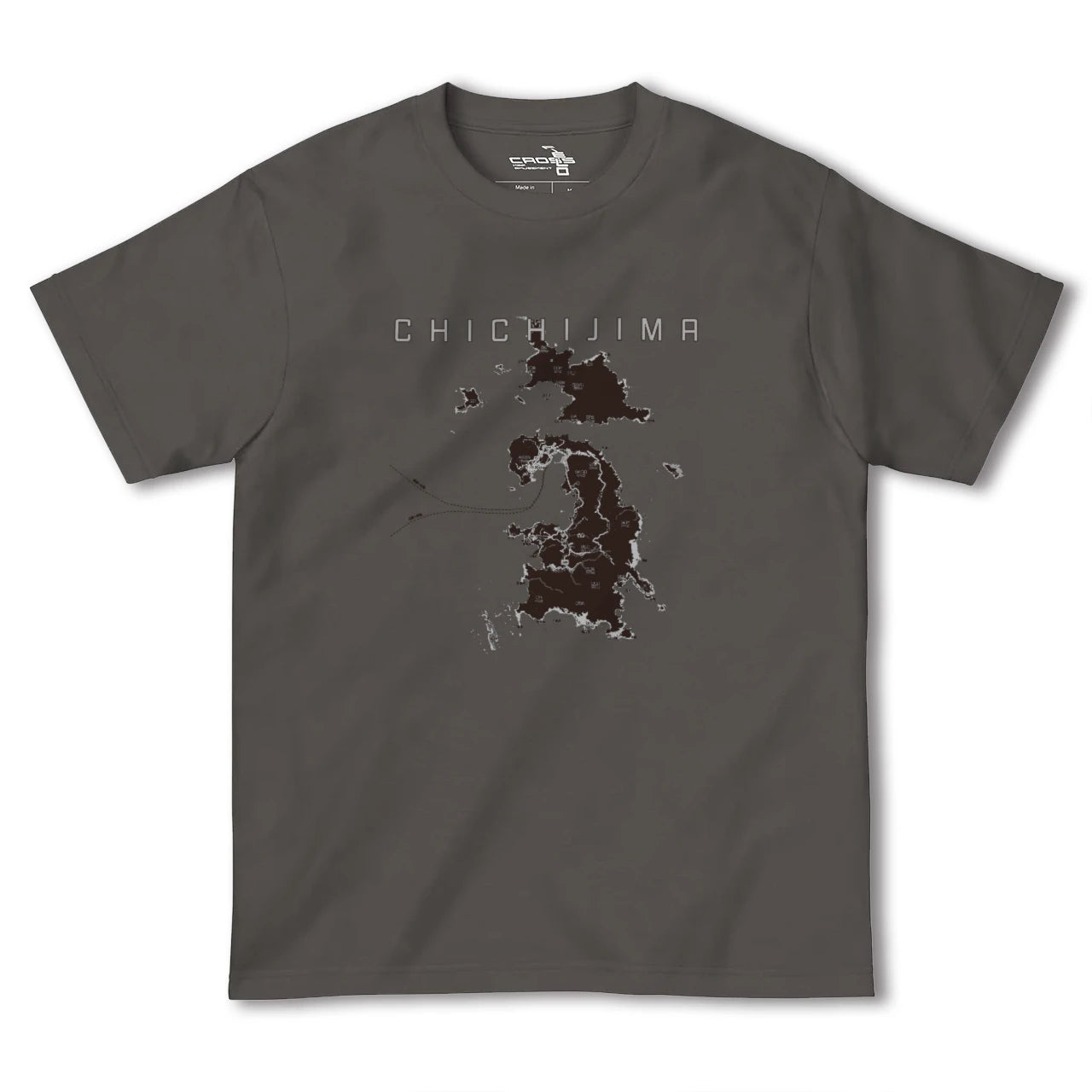 【父島(東京都)】地図柄ヘビーウェイトTシャツ