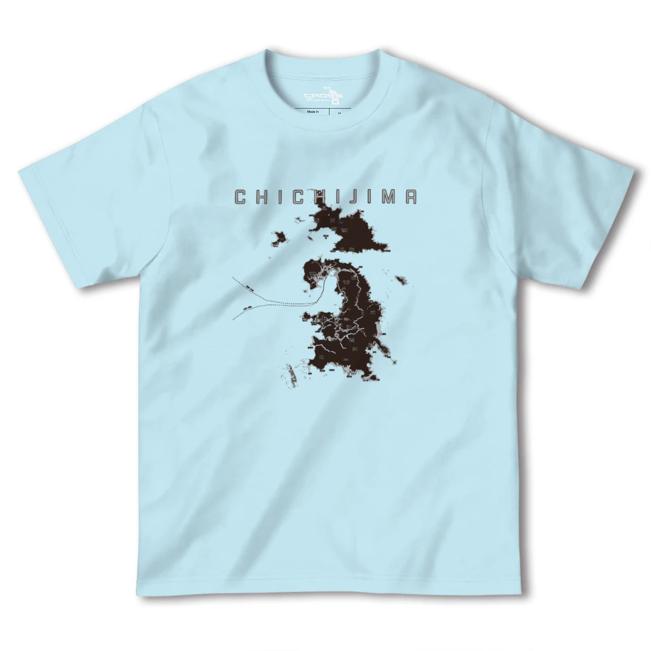 【父島(東京都)】地図柄ヘビーウェイトTシャツ