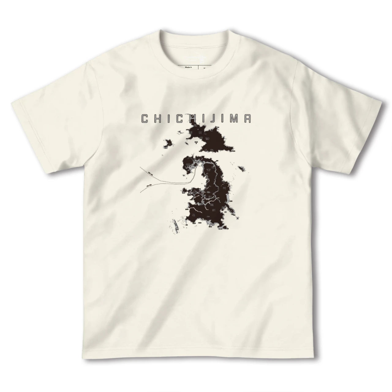【父島(東京都)】地図柄ヘビーウェイトTシャツ