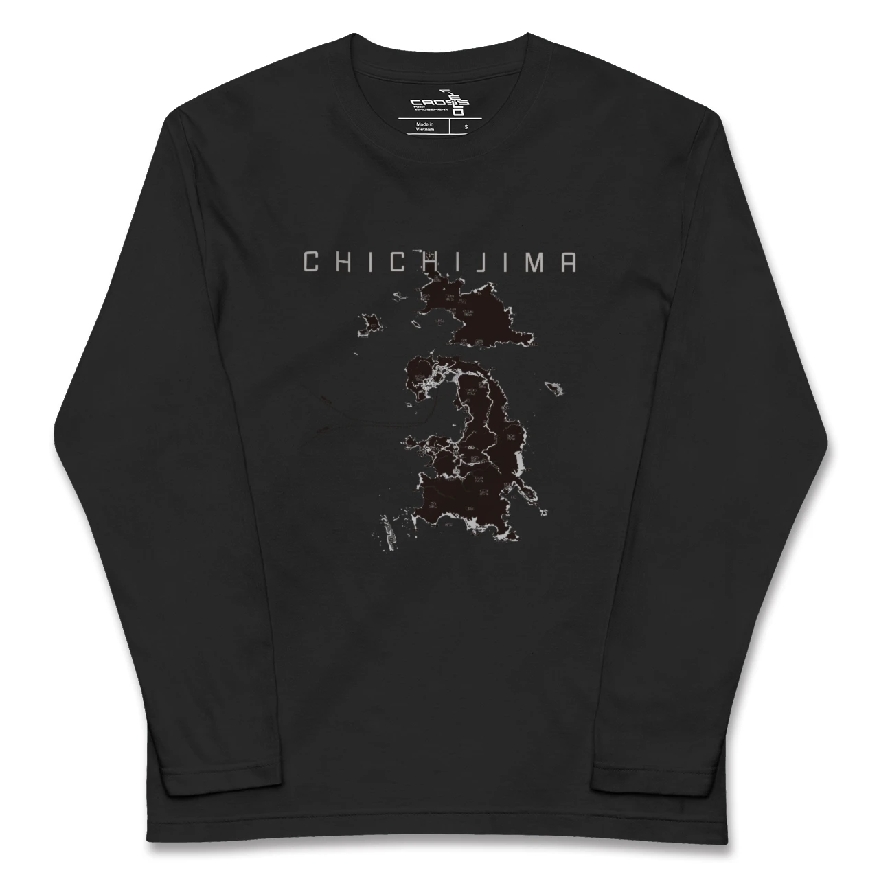 【父島(東京都)】地図柄ロングスリーブTシャツ