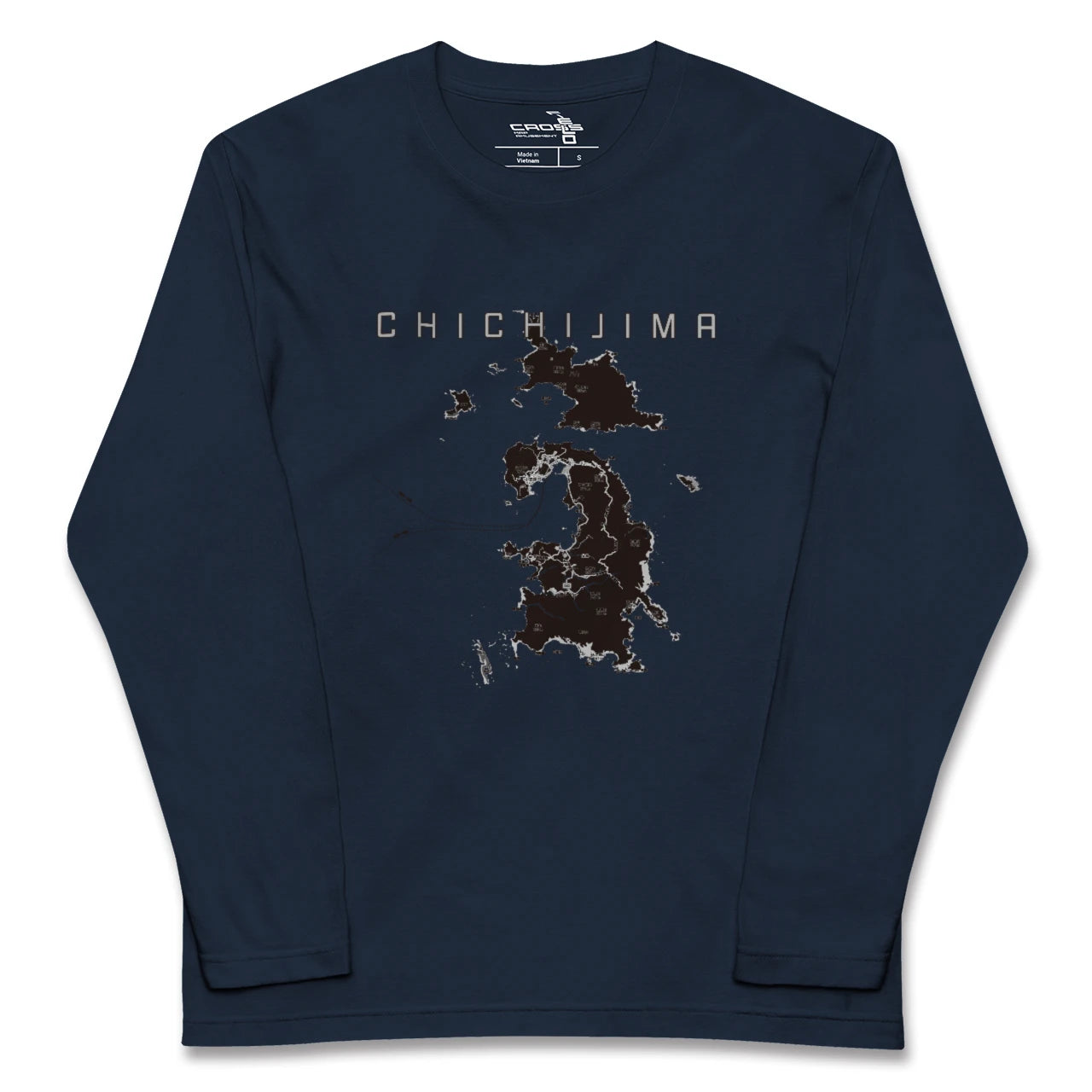 【父島(東京都)】地図柄ロングスリーブTシャツ