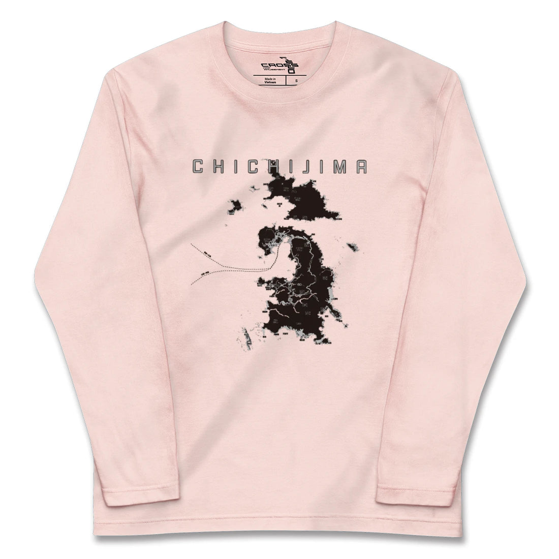【父島(東京都)】地図柄ロングスリーブTシャツ