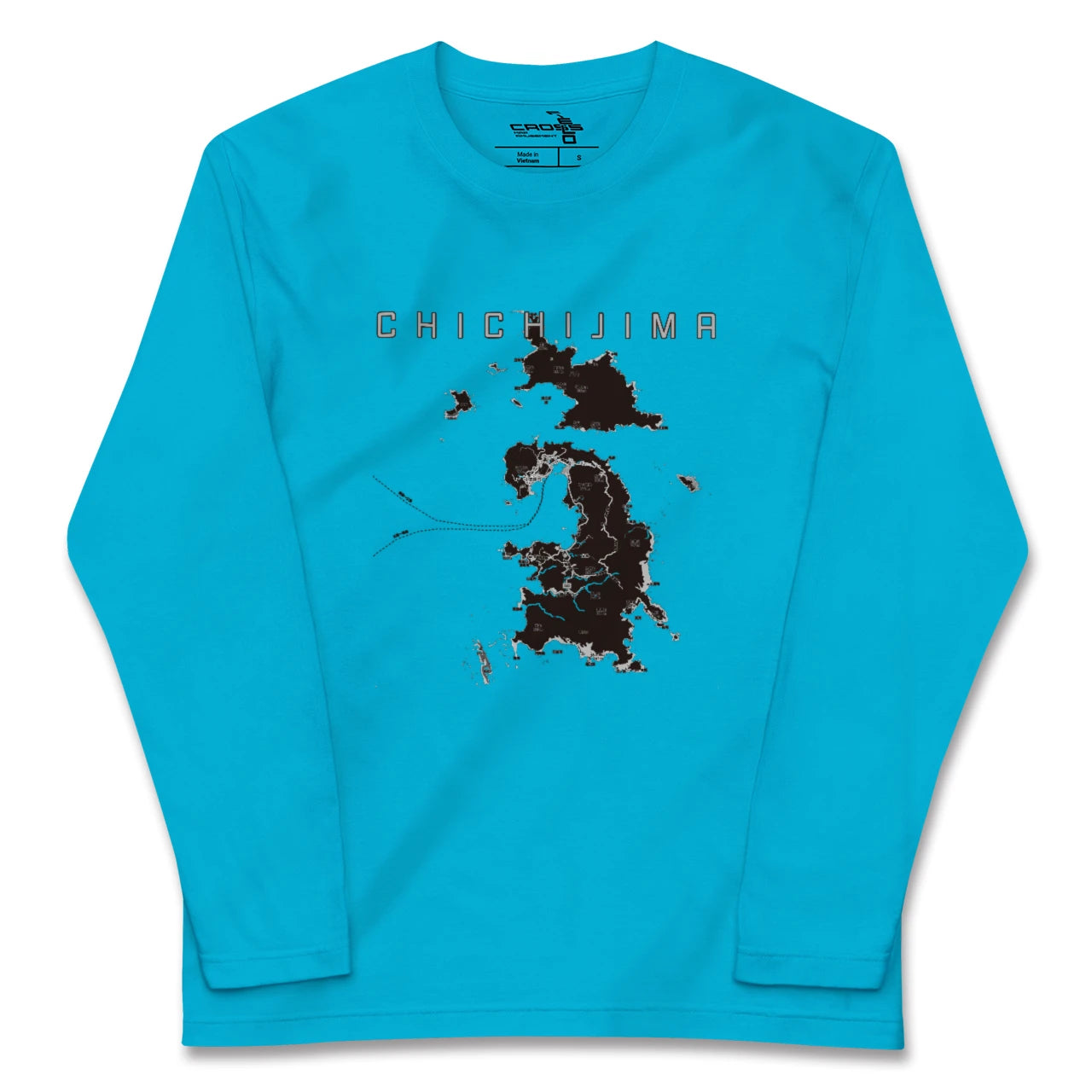 【父島(東京都)】地図柄ロングスリーブTシャツ