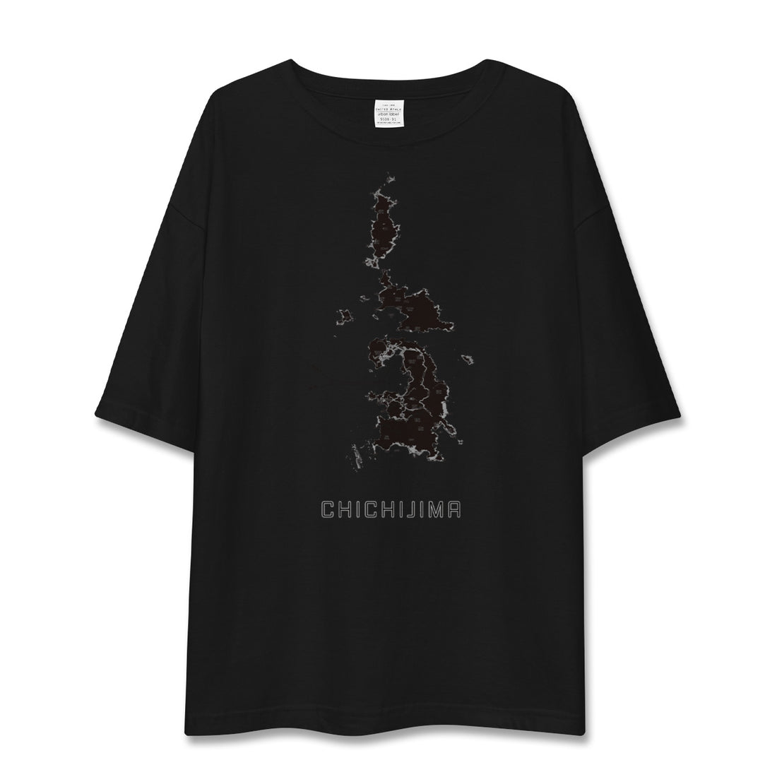 【父島(東京都)】地図柄ビッグシルエットTシャツ