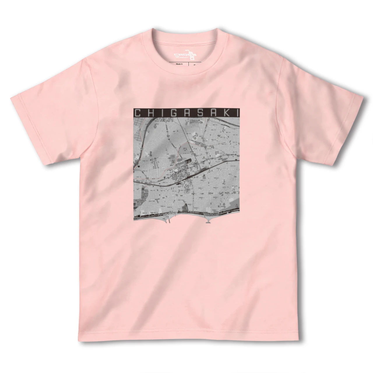 【茅ケ崎2(神奈川県)】地図柄ヘビーウェイトTシャツ