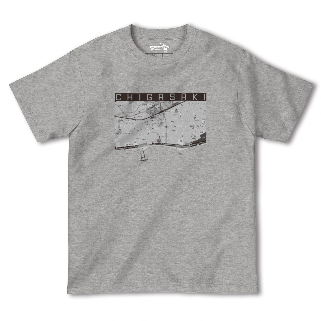 【茅ヶ崎(神奈川県)】地図柄ヘビーウェイトTシャツ