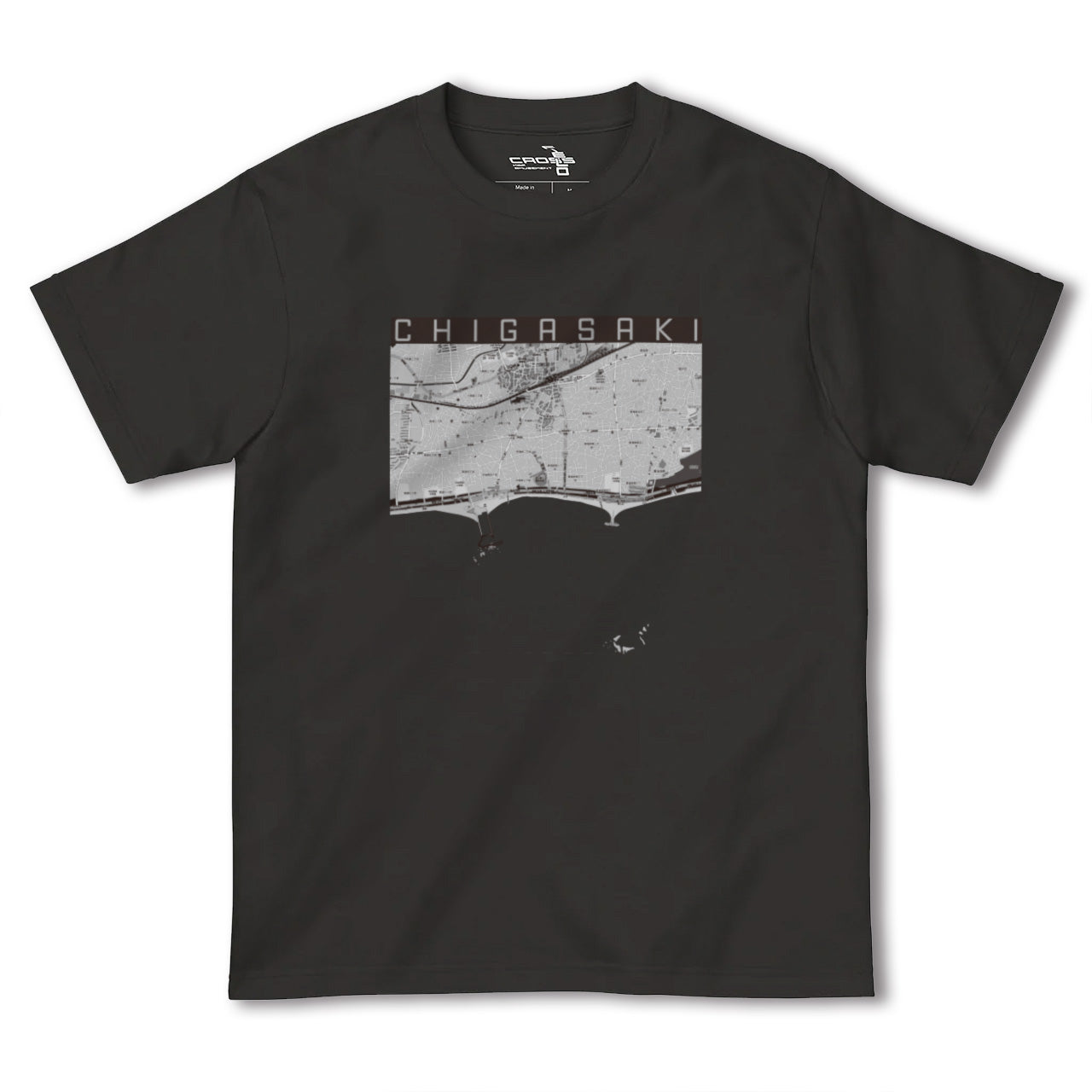【茅ヶ崎(神奈川県)】地図柄ヘビーウェイトTシャツ