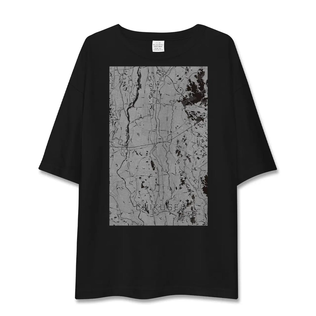 【筑西(茨城県)】地図柄ビッグシルエットTシャツ