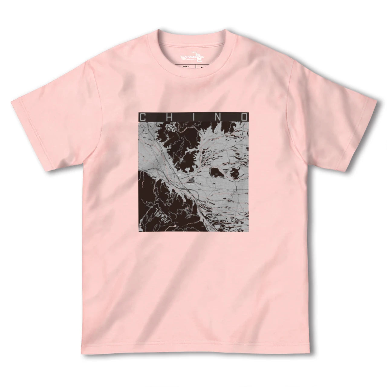 【茅野(長野県)】地図柄ヘビーウェイトTシャツ
