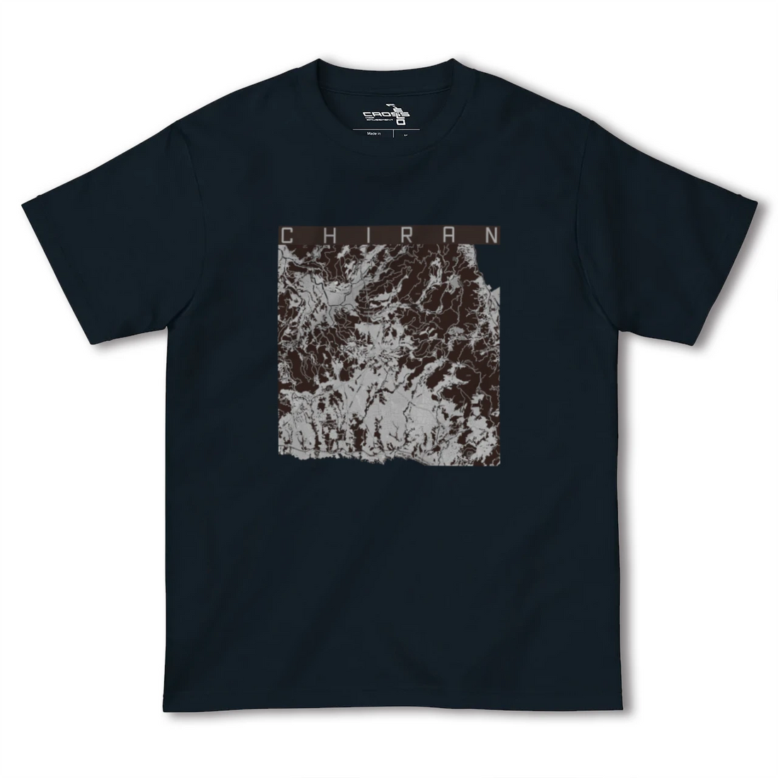 【知覧(鹿児島県)】地図柄ヘビーウェイトTシャツ