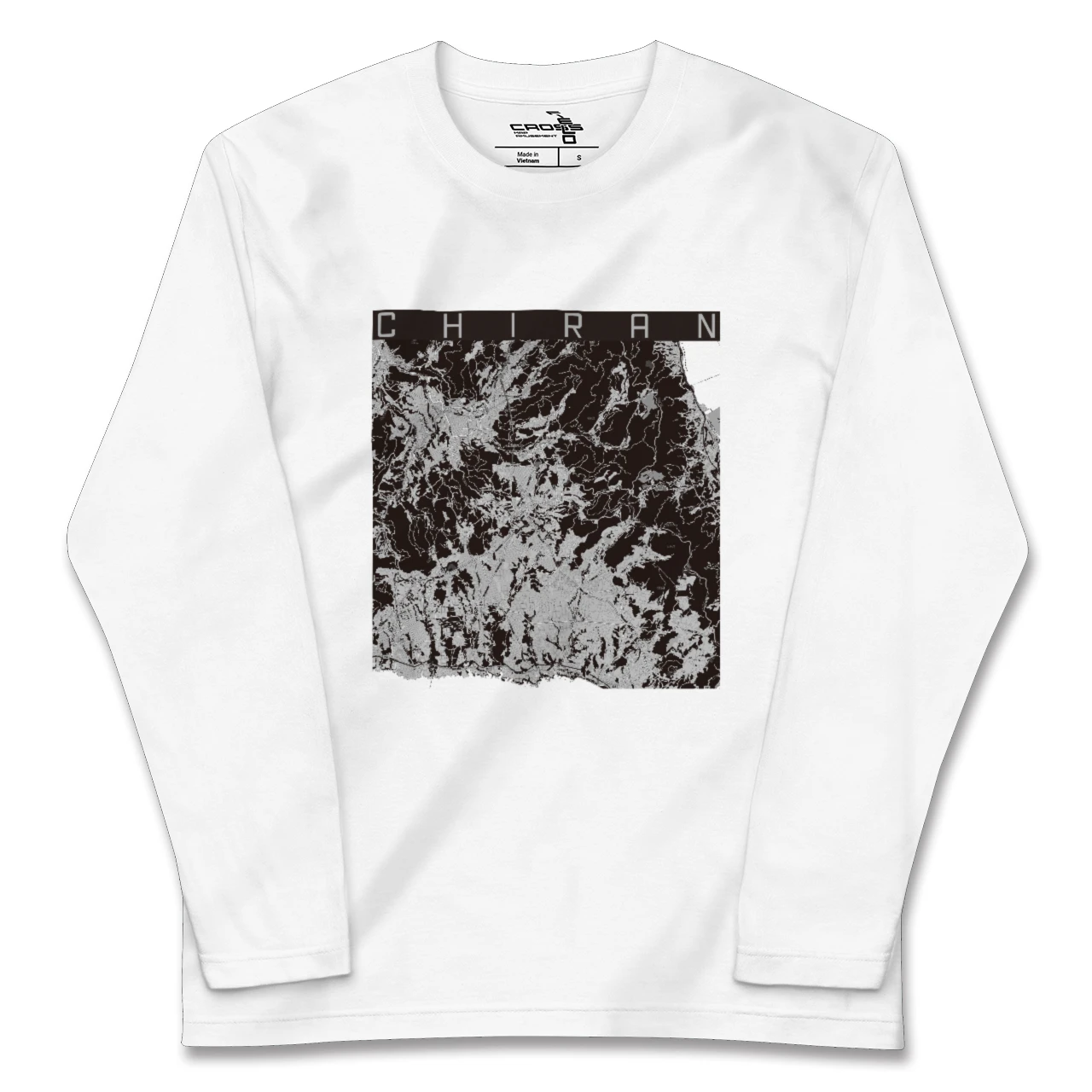 【知覧(鹿児島県)】地図柄ロングスリーブTシャツ