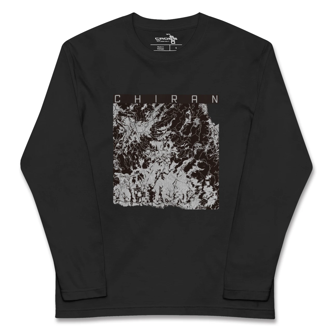 【知覧(鹿児島県)】地図柄ロングスリーブTシャツ