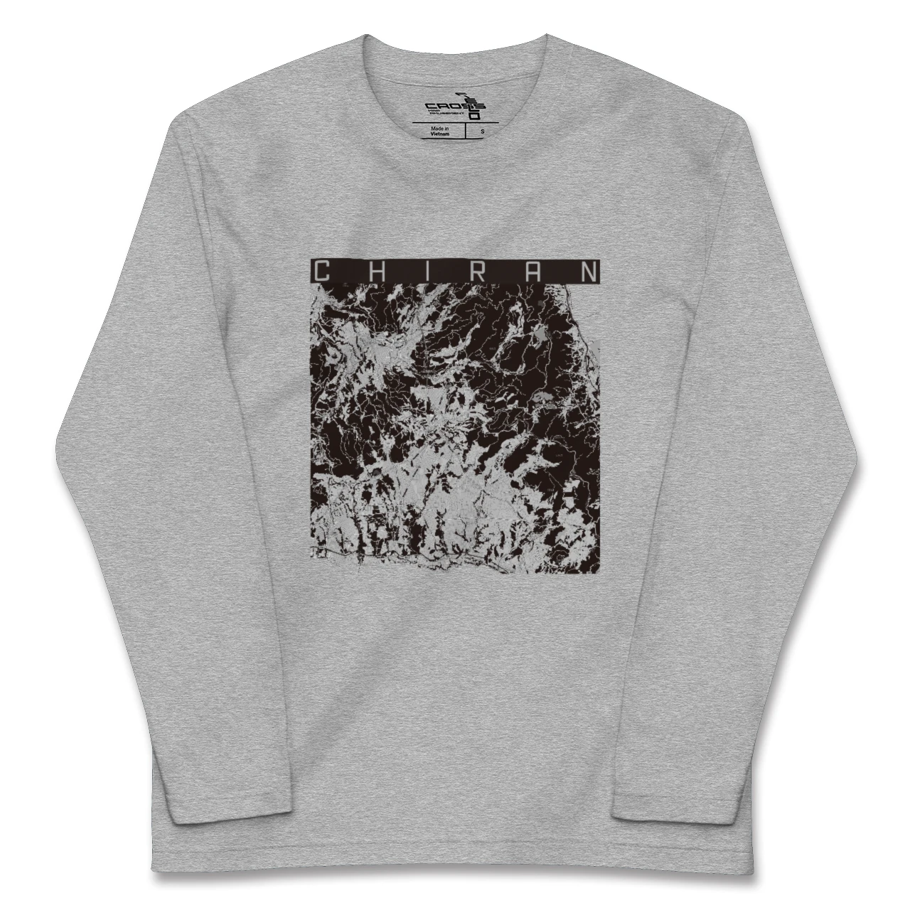 【知覧(鹿児島県)】地図柄ロングスリーブTシャツ