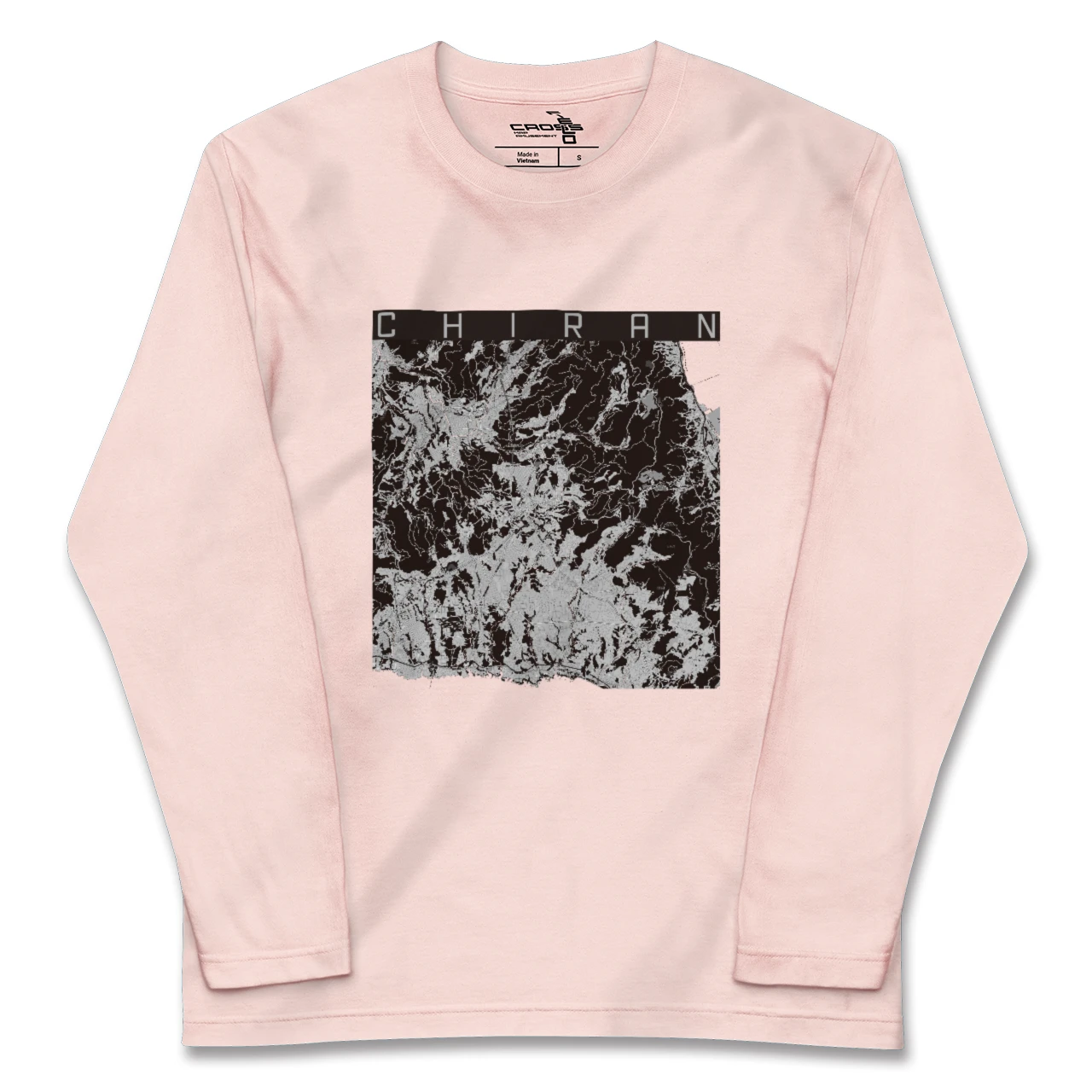 【知覧(鹿児島県)】地図柄ロングスリーブTシャツ