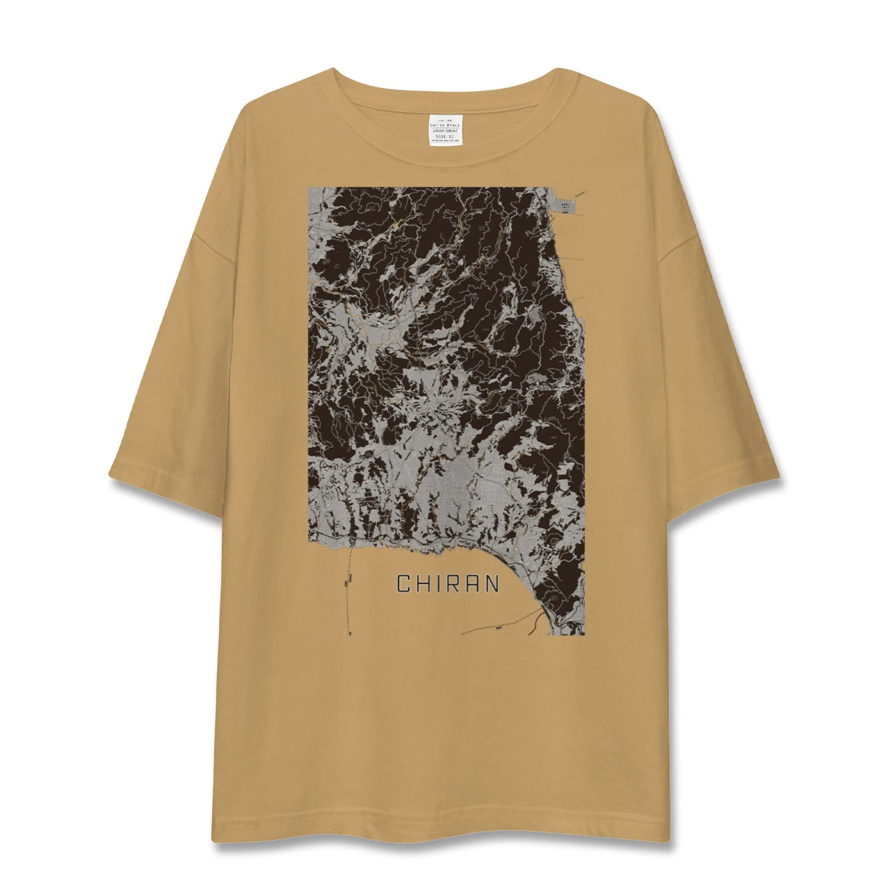 【知覧(鹿児島県)】地図柄ビッグシルエットTシャツ