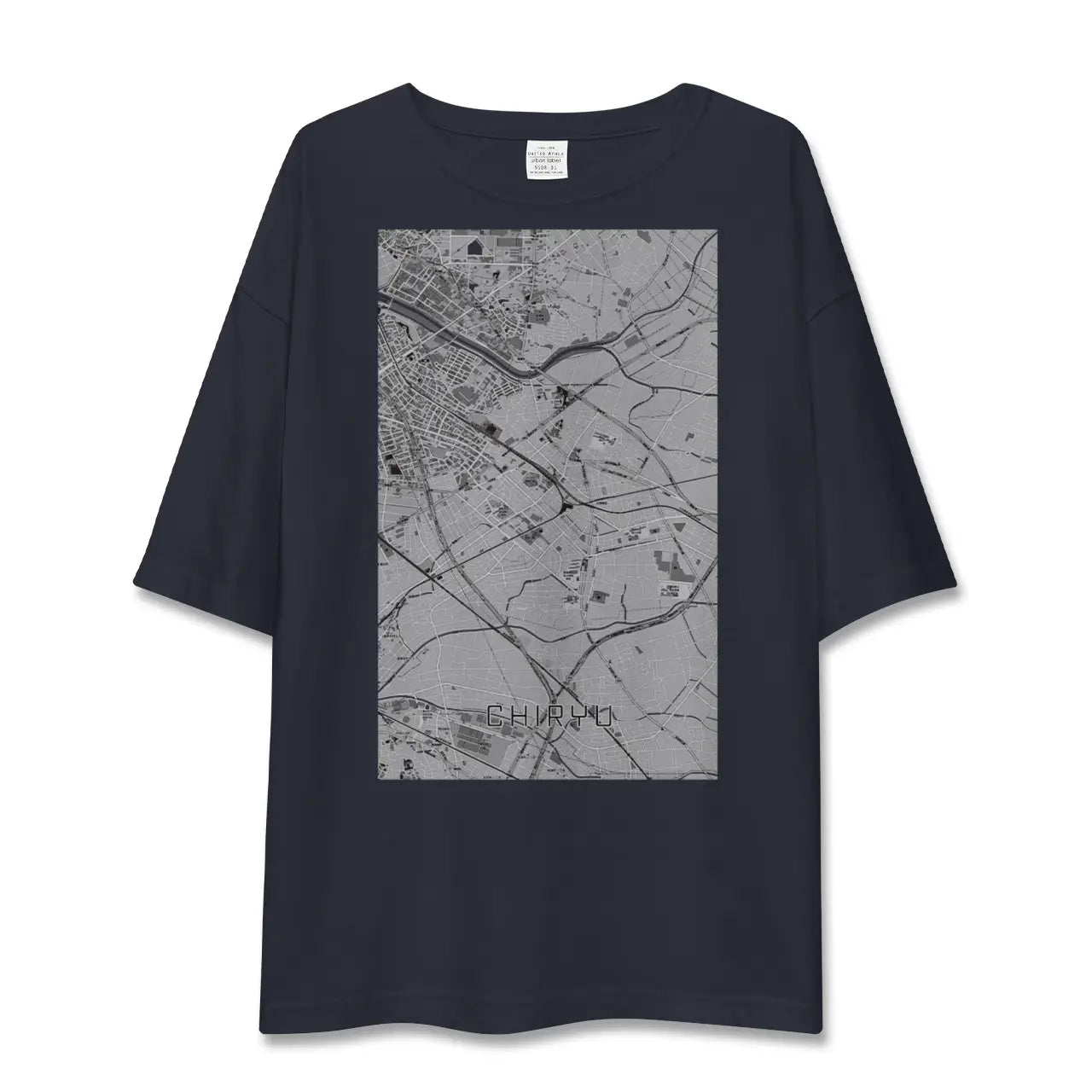 【知立(愛知県)】地図柄ビッグシルエットTシャツ