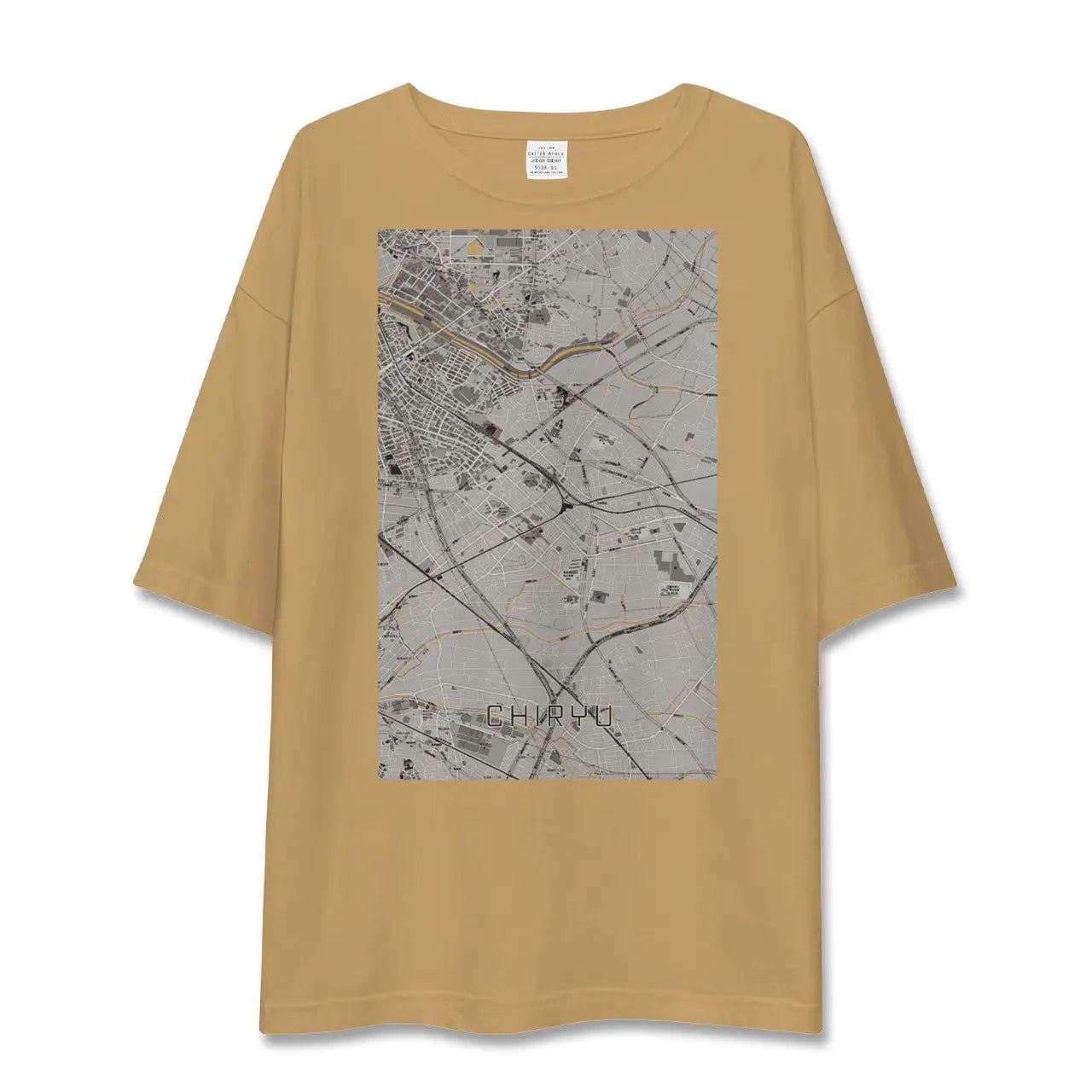 【知立(愛知県)】地図柄ビッグシルエットTシャツ