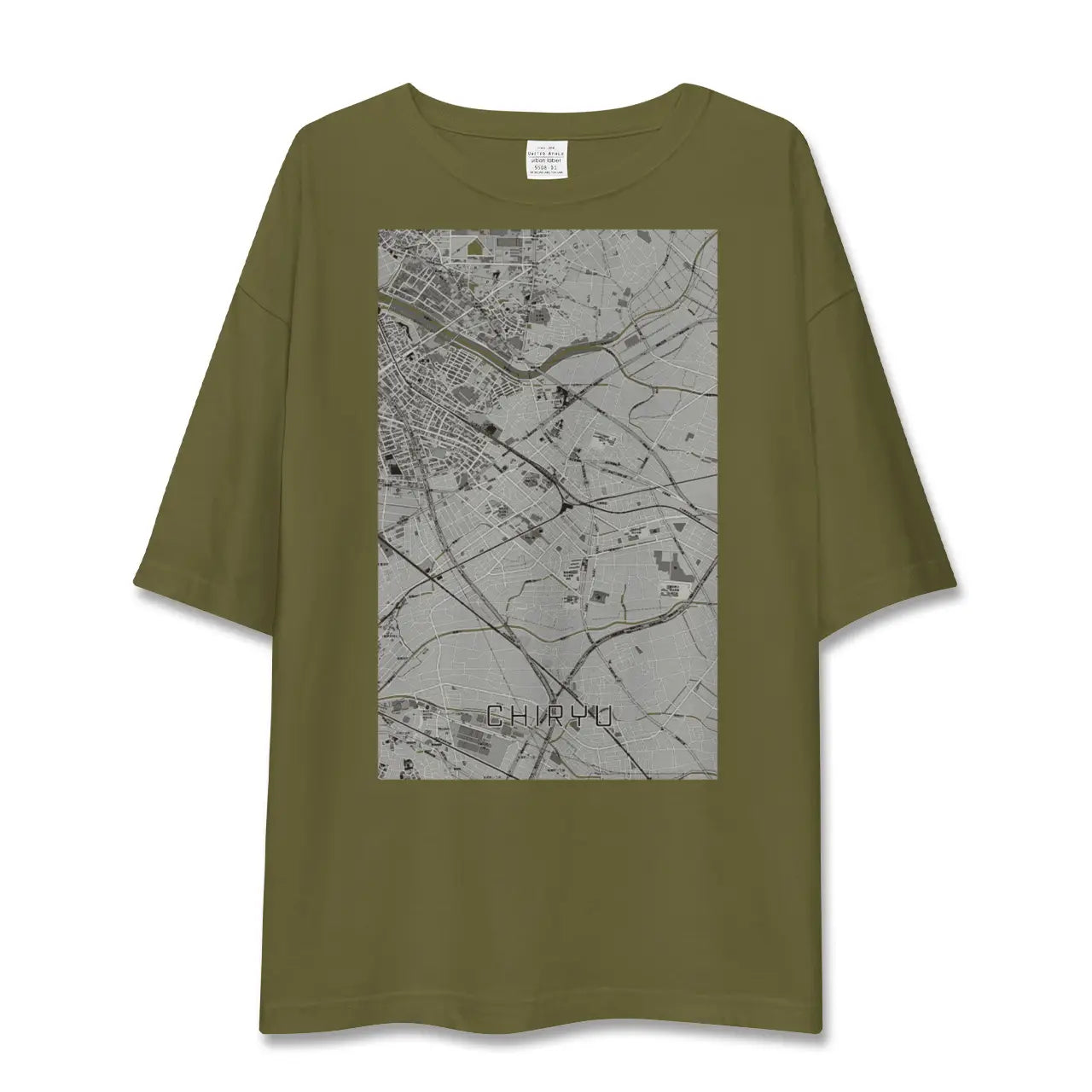 【知立(愛知県)】地図柄ビッグシルエットTシャツ