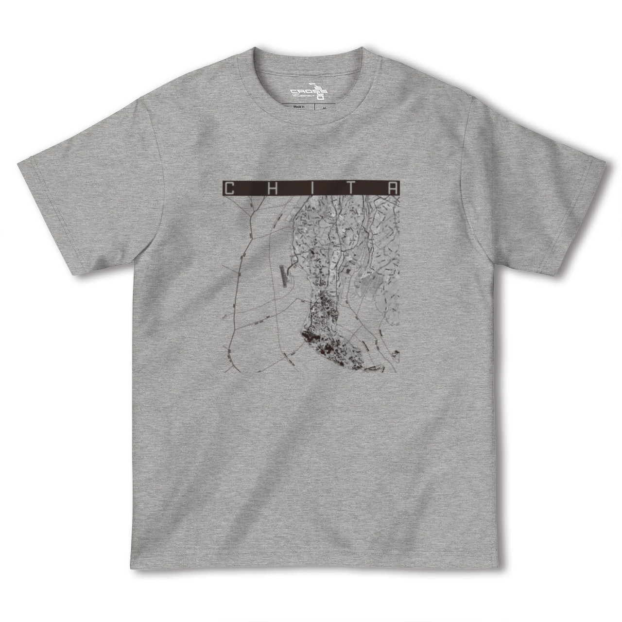 【知多2(愛知県)】地図柄ヘビーウェイトTシャツ