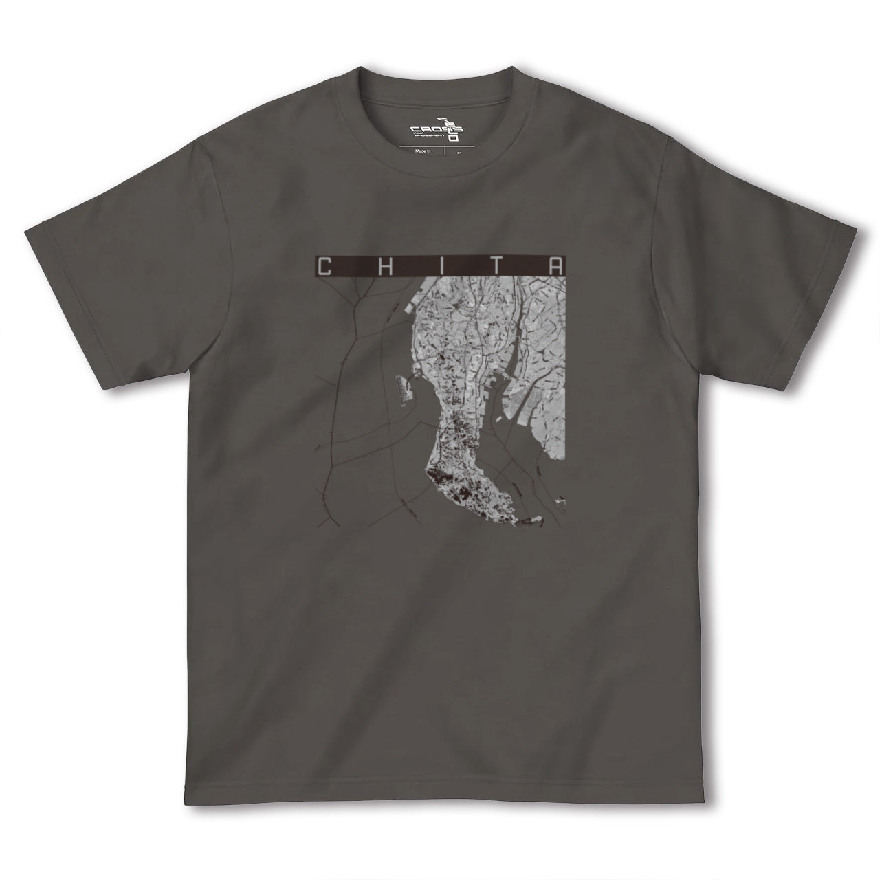 【知多2(愛知県)】地図柄ヘビーウェイトTシャツ