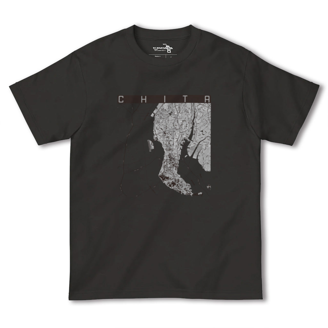 【知多2(愛知県)】地図柄ヘビーウェイトTシャツ