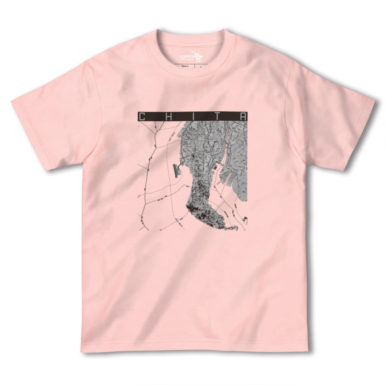 【知多2(愛知県)】地図柄ヘビーウェイトTシャツ