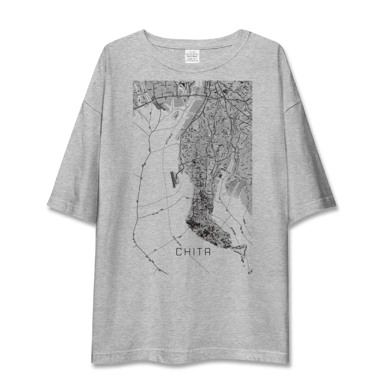 【知多2(愛知県)】地図柄ビッグシルエットTシャツ