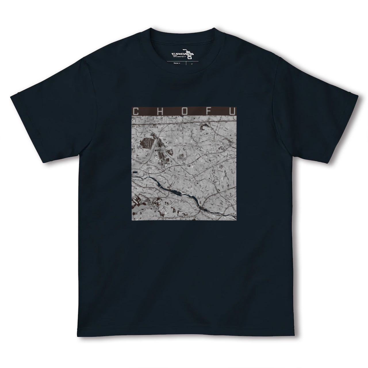 【調布2(東京都)】地図柄ヘビーウェイトTシャツ