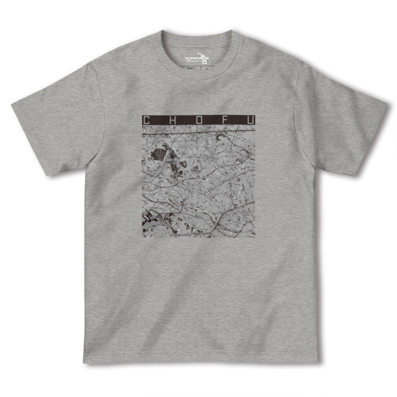 【調布2(東京都)】地図柄ヘビーウェイトTシャツ