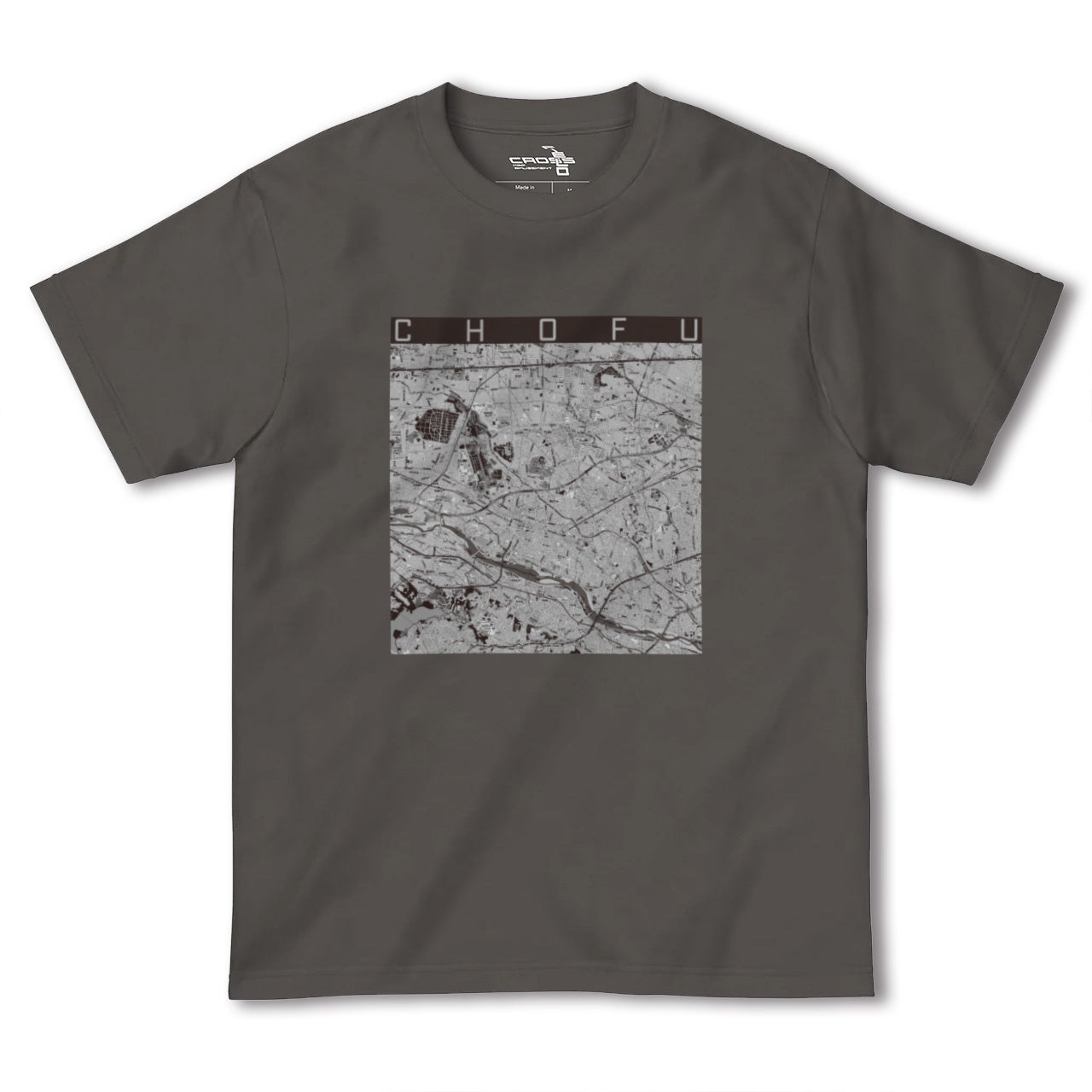 【調布2(東京都)】地図柄ヘビーウェイトTシャツ