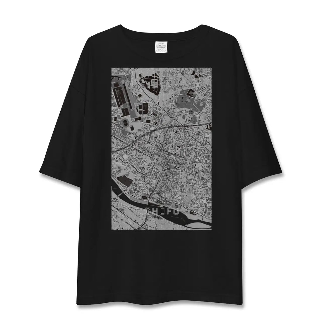 【調布(東京都)】地図柄ビッグシルエットTシャツ