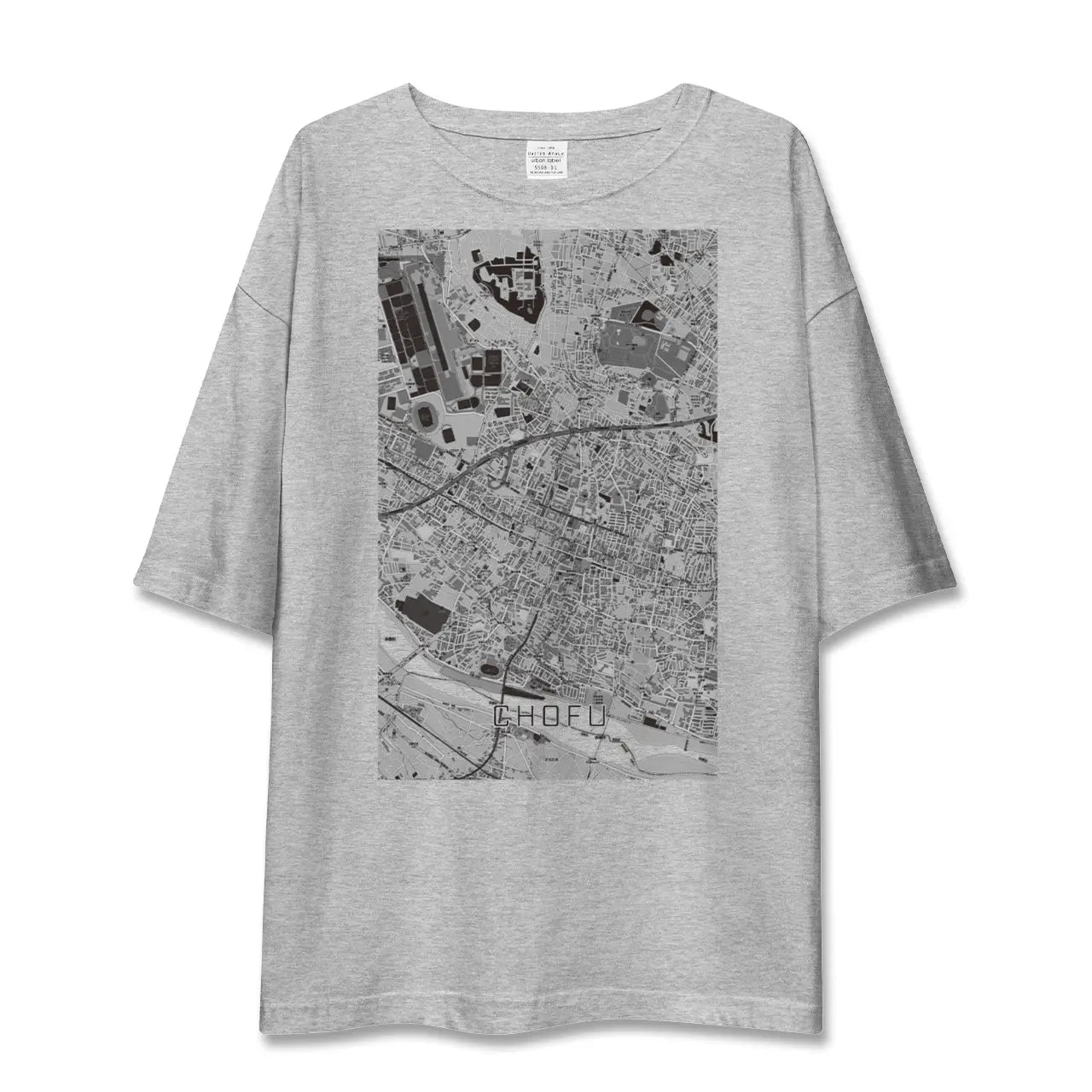 【調布(東京都)】地図柄ビッグシルエットTシャツ
