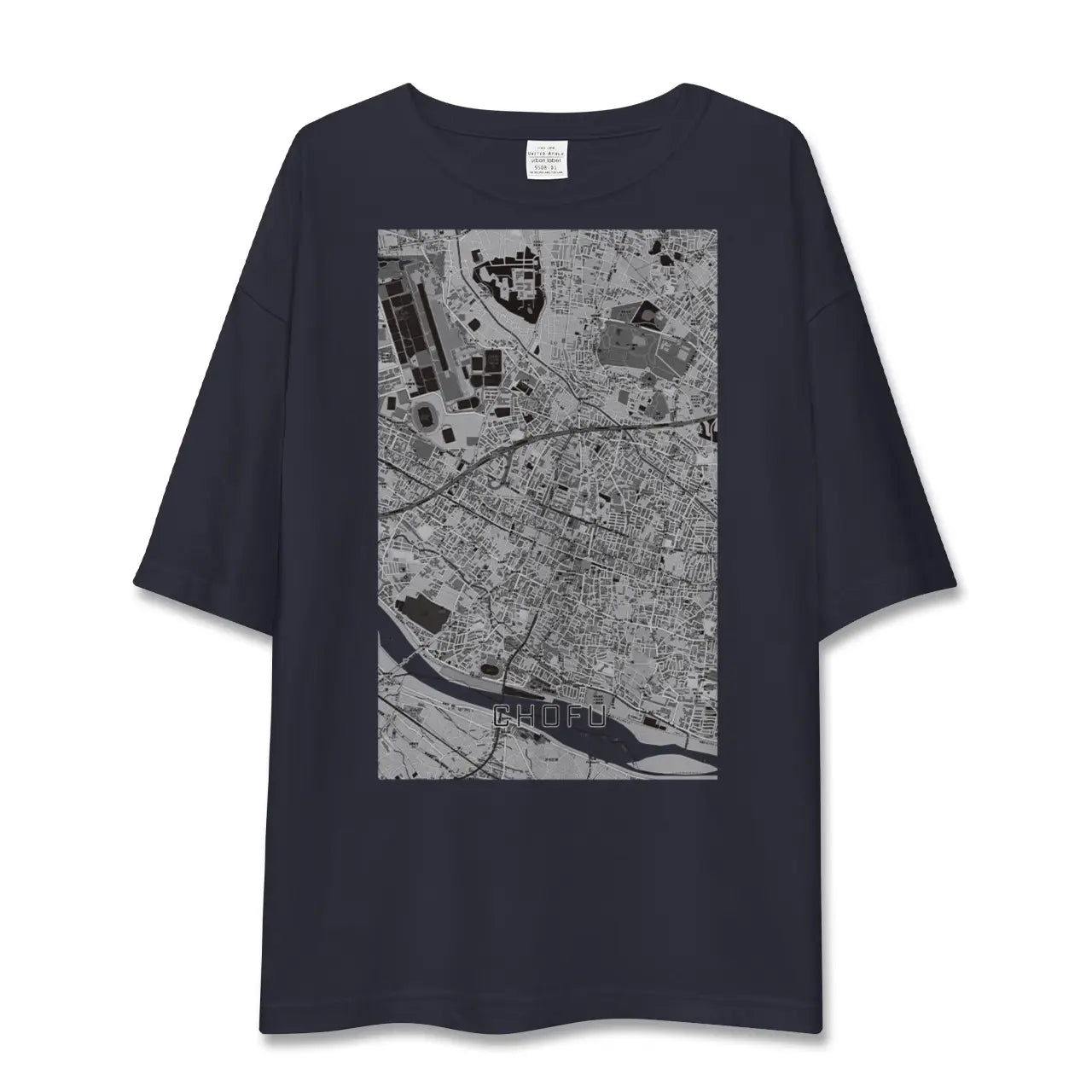 【調布(東京都)】地図柄ビッグシルエットTシャツ