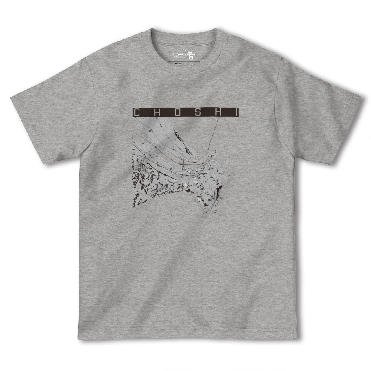 【銚子(千葉県)】地図柄ヘビーウェイトTシャツ