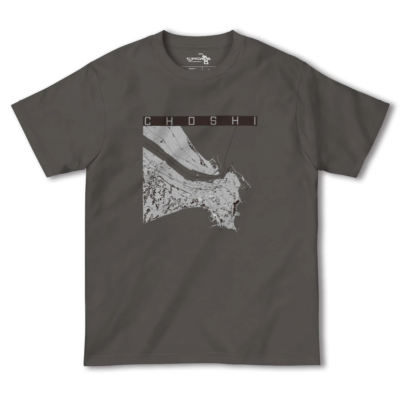 【銚子(千葉県)】地図柄ヘビーウェイトTシャツ