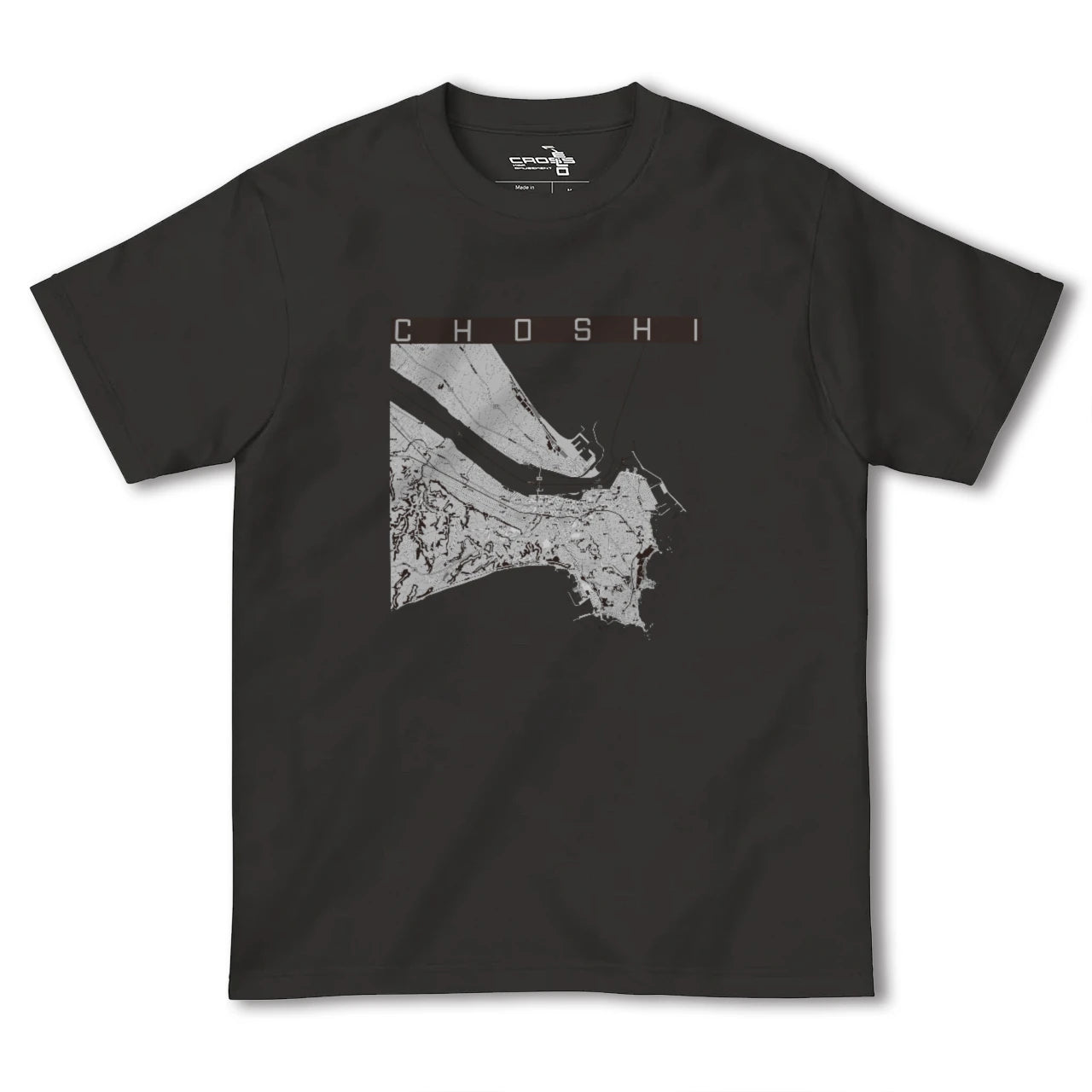 【銚子(千葉県)】地図柄ヘビーウェイトTシャツ