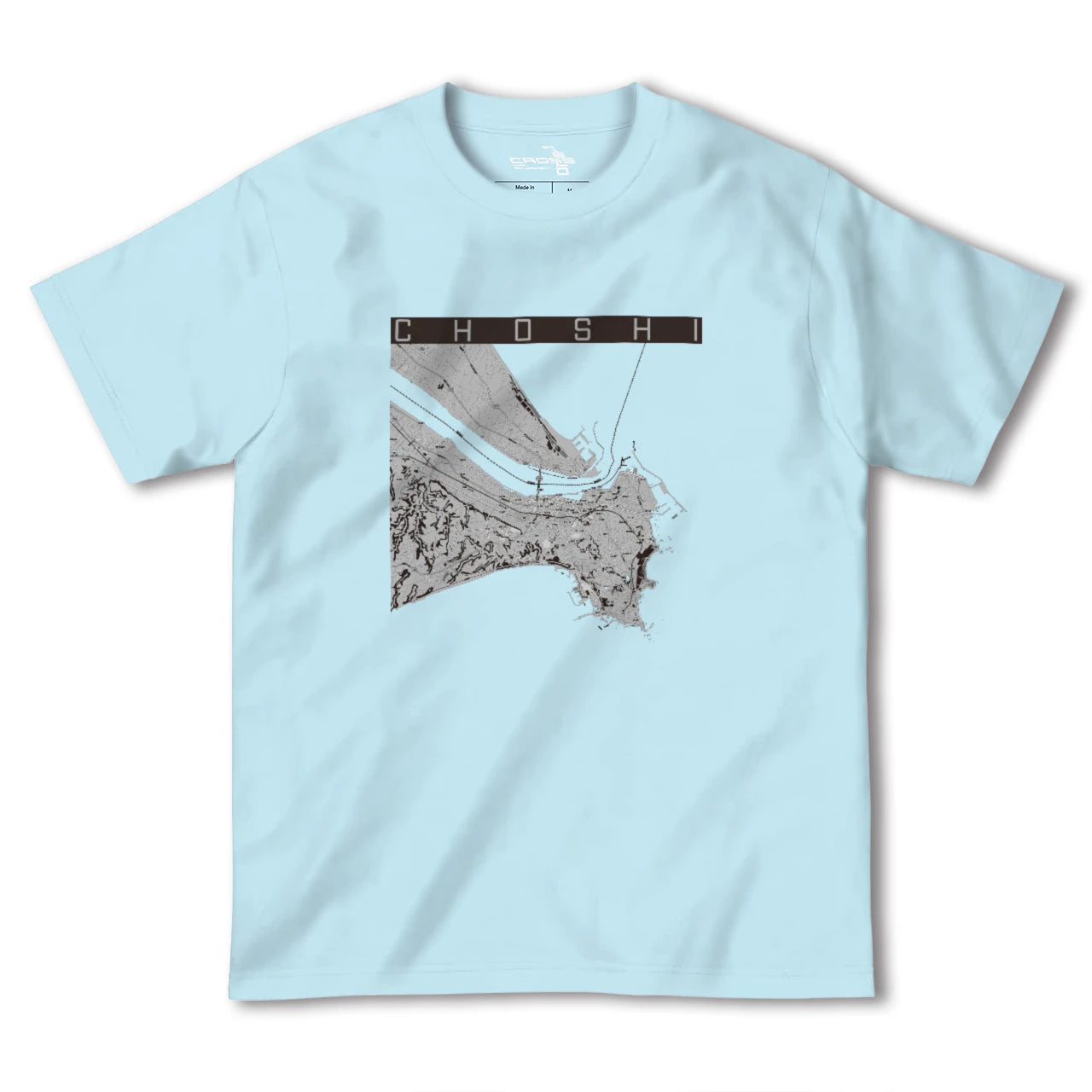 【銚子(千葉県)】地図柄ヘビーウェイトTシャツ