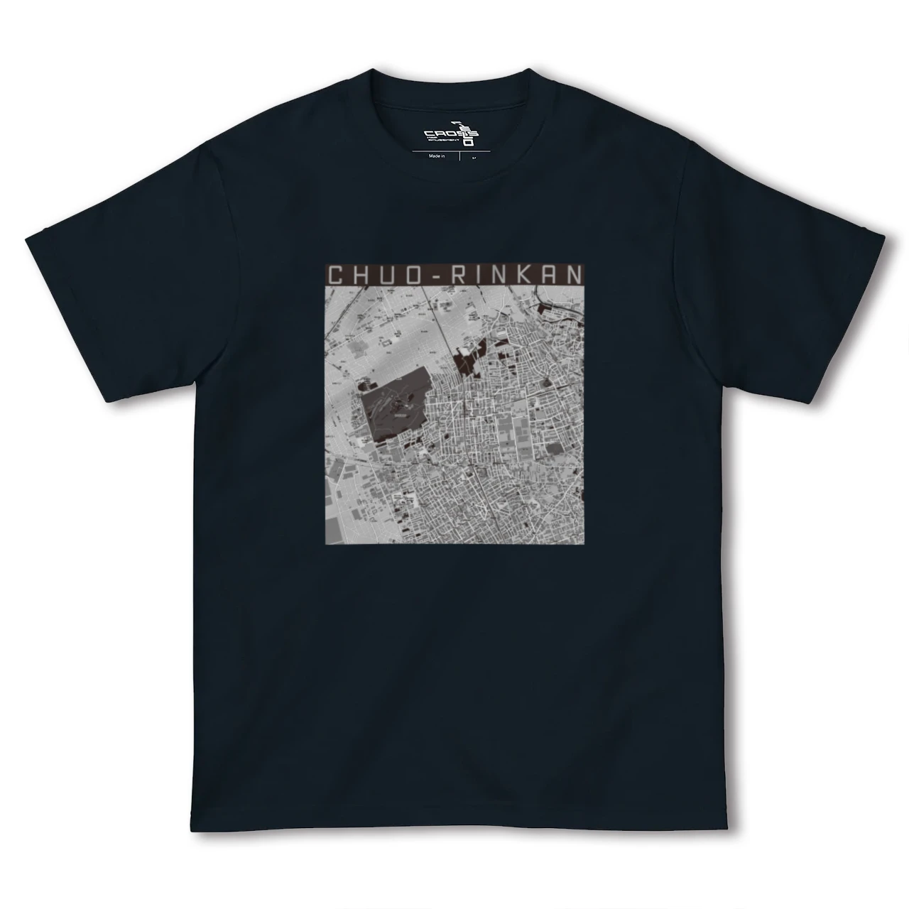 【中央林間(神奈川県)】地図柄ヘビーウェイトTシャツ
