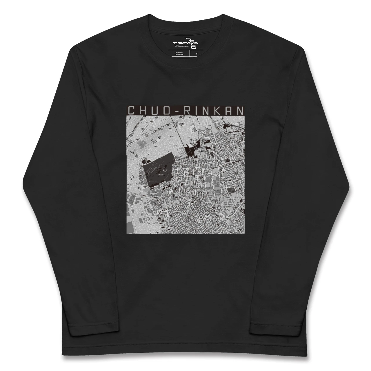 【中央林間(神奈川県)】地図柄ロングスリーブTシャツ