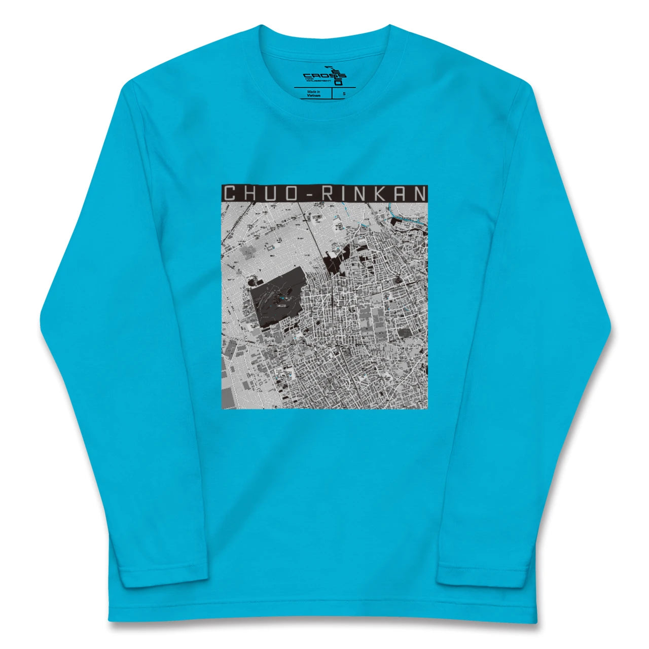 【中央林間(神奈川県)】地図柄ロングスリーブTシャツ