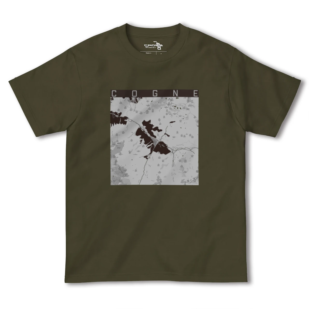 【コーニュ(イタリア)】地図柄ヘビーウェイトTシャツ