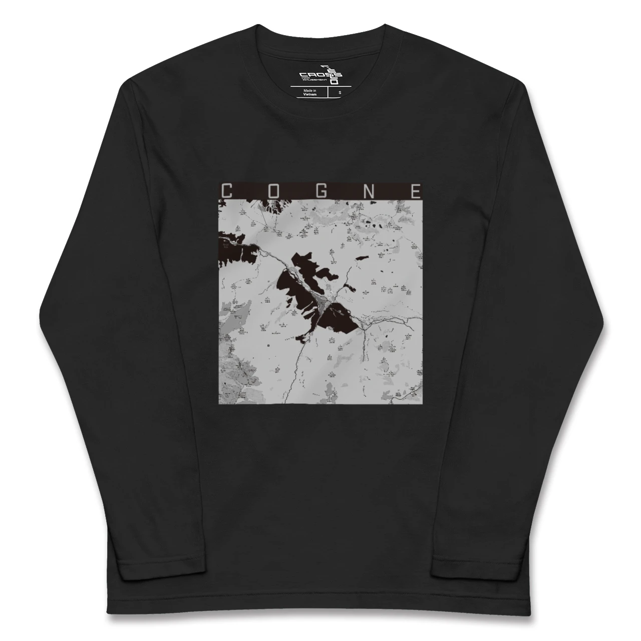 【コーニュ(イタリア)】地図柄ロングスリーブTシャツ