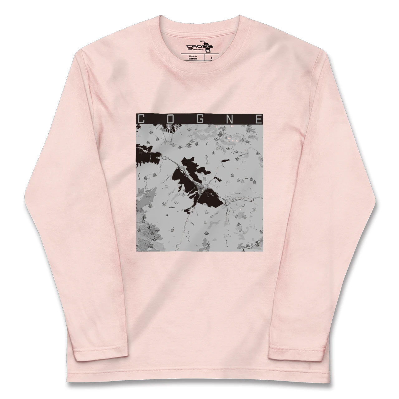 【コーニュ(イタリア)】地図柄ロングスリーブTシャツ